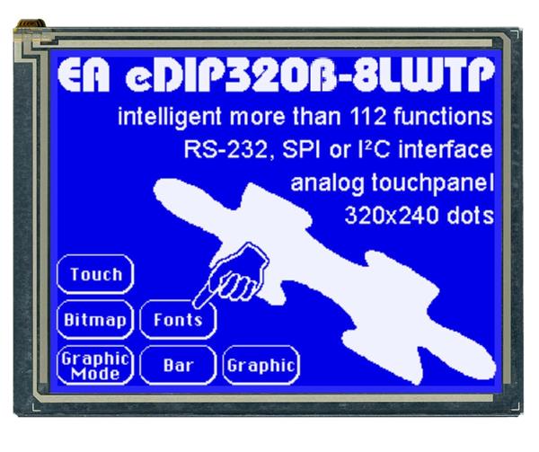 EA EDIP320B-8LWTP