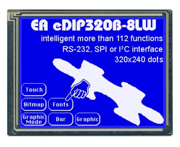 EA EDIP320B-8LW