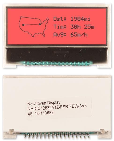 NHD-C12832A1Z-FSR-FBW-3V3