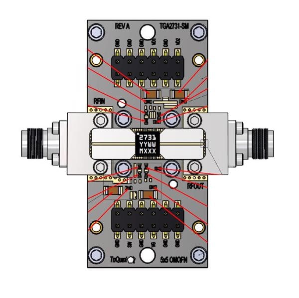 TGA2731-SM, EVAL PCB