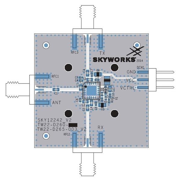 SKY12242-492LF-EVB