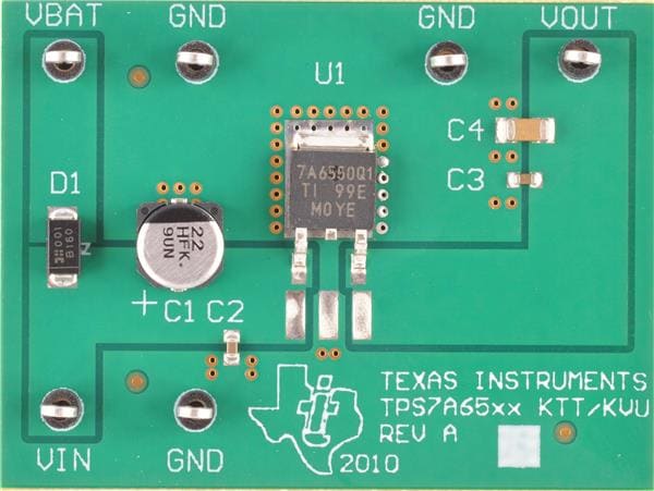 TPS7A6550EVM