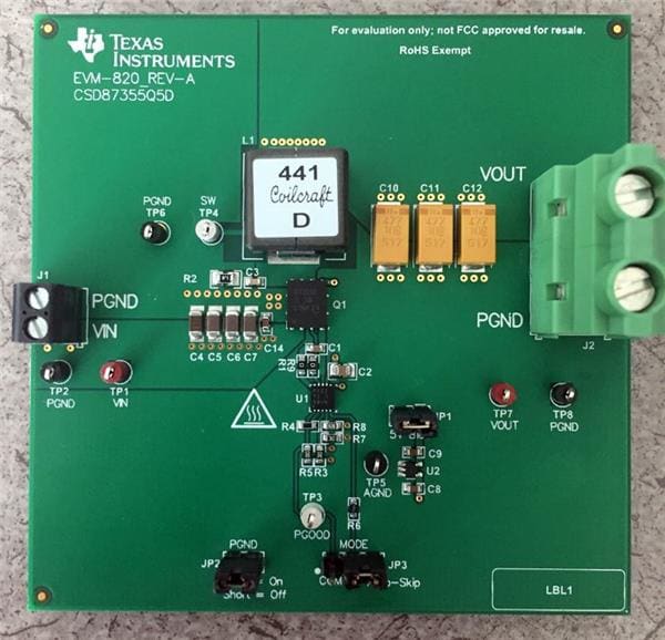 CSD87355Q5DEVM-820